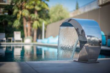 Pool waterfall
