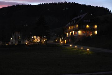 Front of property - evening/night