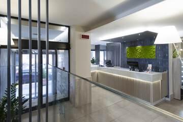 Interior entrance