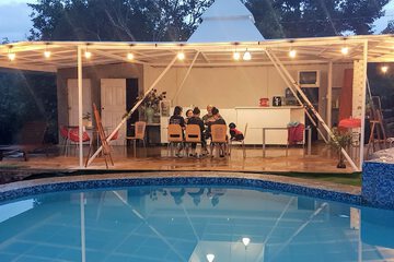 Poolside bar