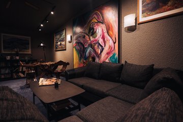 Lobby sitting area