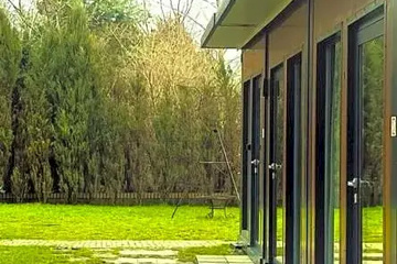 outside
