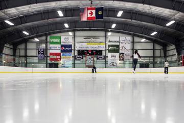Ice skating