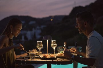 Couples dining