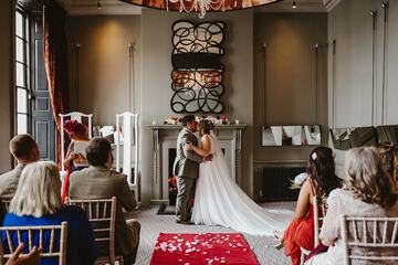 Indoor wedding