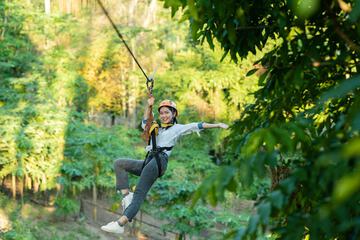 Ziplining