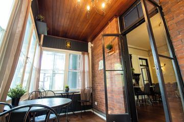 Lobby sitting area