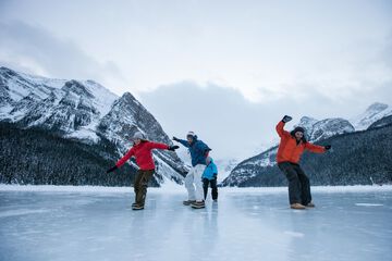 Ice skating