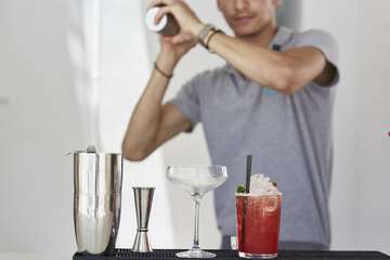 Poolside bar