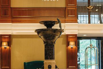 Interior entrance