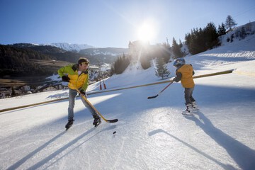 Ice skating