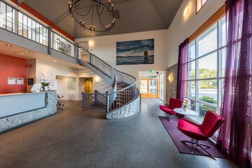 Interior entrance