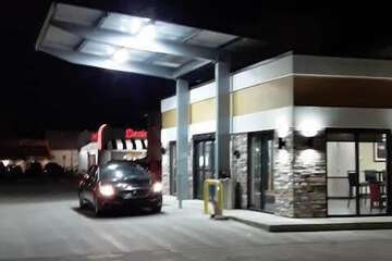 Front of property - evening/night