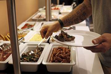 Breakfast buffet