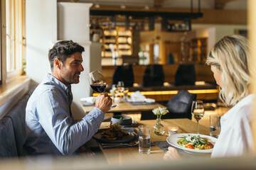 Couples dining