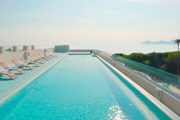 Rooftop pool