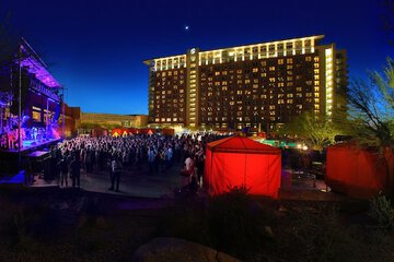 Front of property - evening/night