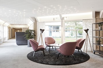 Lobby sitting area