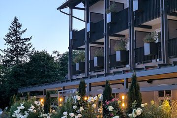 Front of property - evening/night