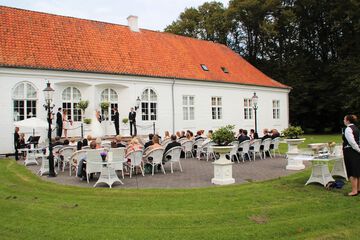 Outdoor wedding area