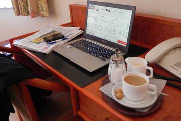 In-room business center