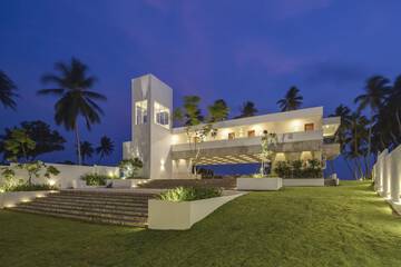 Front of property - evening/night