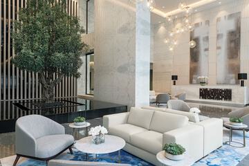 Lobby sitting area