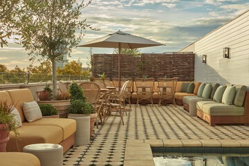 Rooftop pool