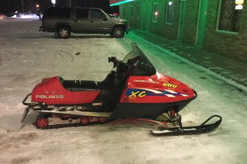 Snowmobiling