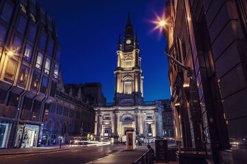 Front of property - evening/night