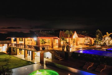 Front of property - evening/night