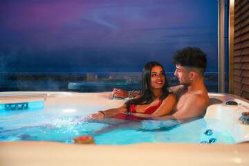 Private spa tub