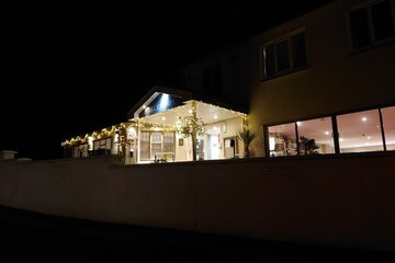 Front of property - evening/night