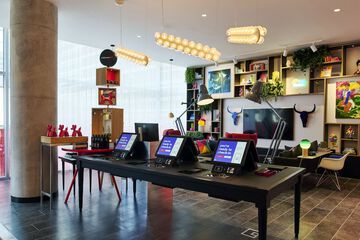 Check-in/check-out kiosk