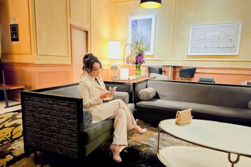 Lobby sitting area