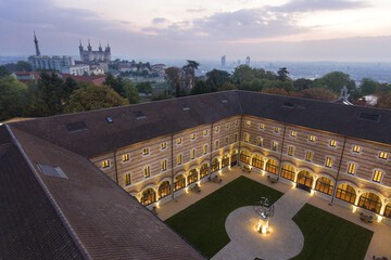 Front of property - evening/night