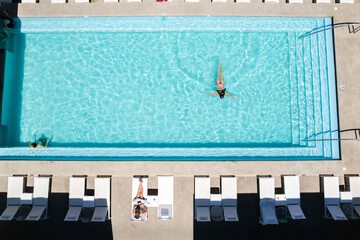 Rooftop pool