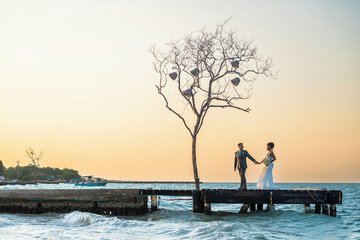 Outdoor wedding area
