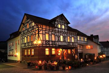 Front of property - evening/night