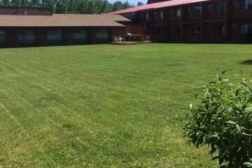 Outdoor banquet area
