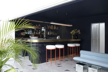Poolside bar