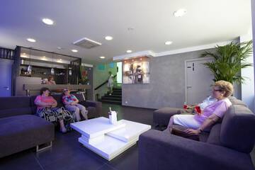 Lobby sitting area