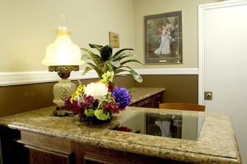 Interior entrance