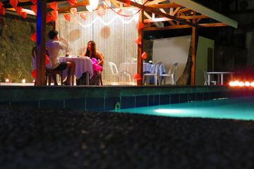 Couples dining