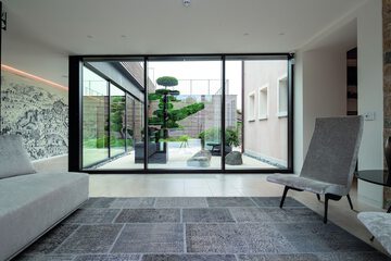 Interior entrance