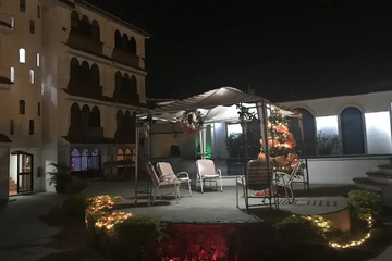 outside