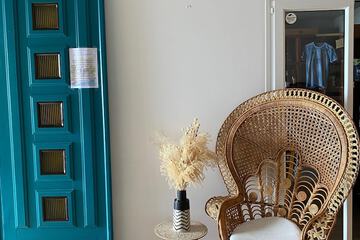 Interior entrance