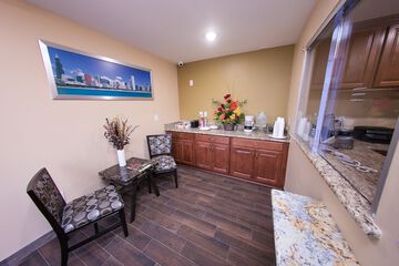 Lobby sitting area