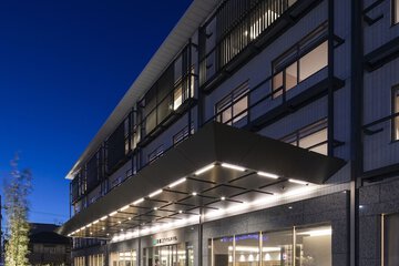 Front of property - evening/night