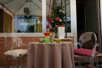 Breakfast area